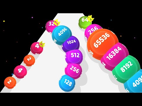2048 Snake 3D - 2048 Balls 3D Tile Merge Arena Colorful Snake Noob Pro Hacker