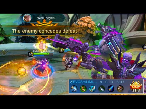 MLBB Top Global Roger Cyborg Werewolf MVP Gameplay