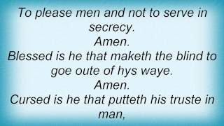 Deathspell Omega - Third Prayer Lyrics