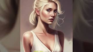 Midjourney ai generated pin ups of pretty girls a visual journey.