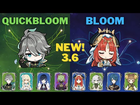 C0 Quickbloom Alhaitham & C0 Nilou Bloom - 3.6 NEW Spiral Abyss Floor 12