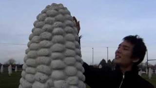 preview picture of video 'Mitsuo Visits Corn Sculptures in Dublin, Ohio'