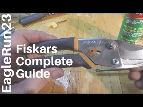 Fiskars Pruner: Clean Oil Sharpen