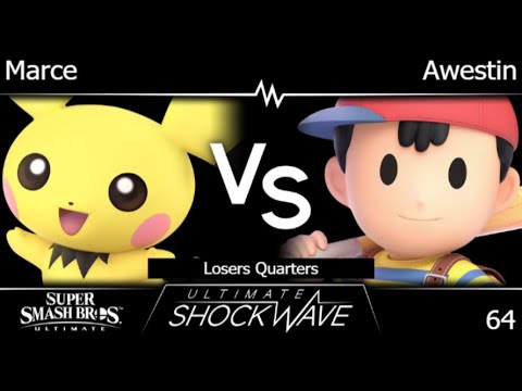 USW 64 - HMO | Marce :/ (Pichu) vs TLOC | Awestin (Ness) Losers Quarters - SSBU
