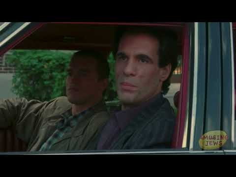 Arnold Schwarzenegger goes to synagogue...sort of (Raw Deal, 1986)