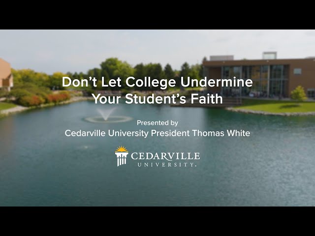 Thumbnail for video titled: Don't Let College Undermine Your Student's Faith