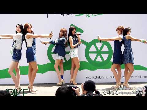 140527 헬로비너스(HELLOVENUS) 차마실래 두바퀴 드림로드 홍보사절단 위촉식 직캠 by 욘바인첼