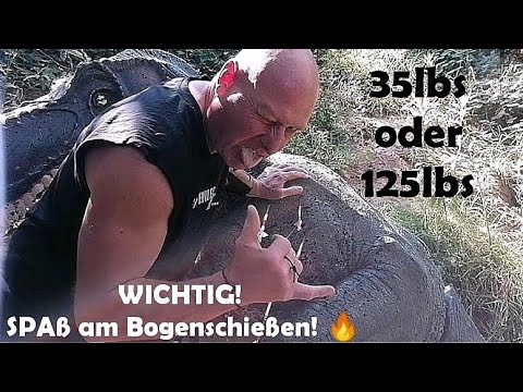 Spaß am Bogenschießen mit JEDEM Equipment 35lbs - 125lbs. Thomas Brugger Bogensport Extrem Archery