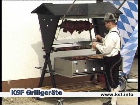 Spanferkelgrill "Hubertus" von KSF Grillgeräte - Spanferkel grillen mit dem Grill-Hingucker