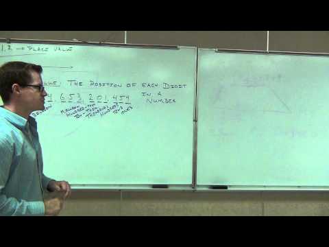 Prealgebra Lecture 1.2 Part 1