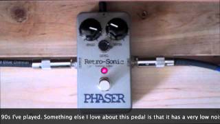 Video thumbnail for Retro-Sonic Phaser demo by letsgetcarriedaway