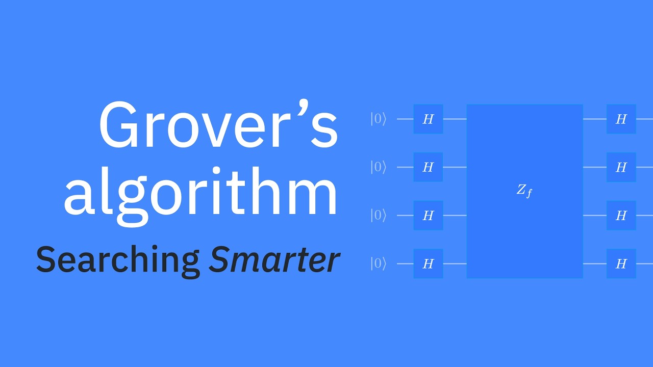 Grover's Algorithm | Understanding Quantum Information & Computation - Lesson 08