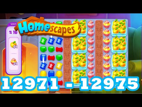 Homescapes Level 12971 - 12975 HD 3 - match puzzle Gameplay | android | IOS | 12972 | 12973 | 12974