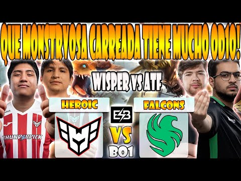 HEROIC vs FALCONS [BO1]WISPER, SCOFIELD, DAVA LAMA VS ATF, MALR1NE, SKITER - BLAST SLAM 5-DOTA 2-ESB