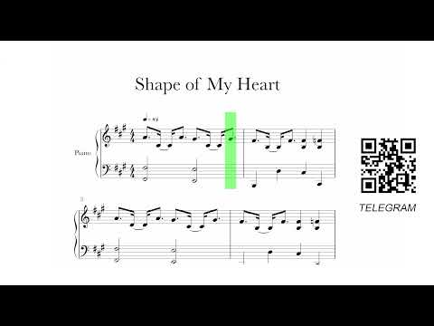 Sting - Shape of My Heart Sheet Music