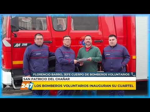 Inauguraron cuartel de bomberos voluntarios en San Patricio del Chañar | Barro | La Primera Mañana