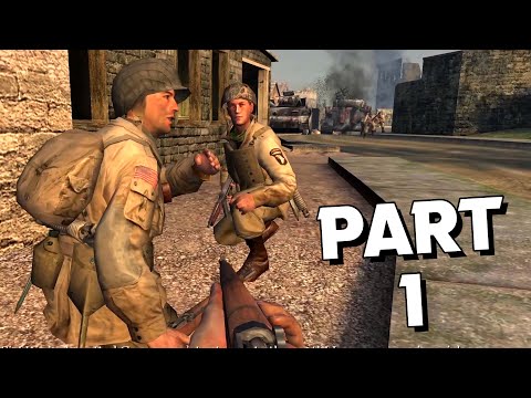 Call Of Duty 1 Gameplay Walkthrough Part 1 - Private Martin