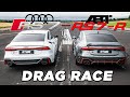 ABT Audi RS7 R Vs Audi RS7 DRAG RACE Daniel Abt