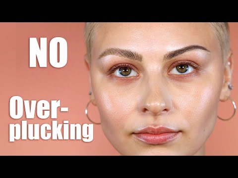 How to get 90's brows without over plucking