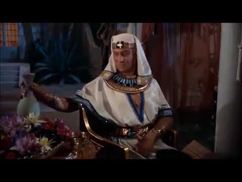 The Ten Commandments 1956 Moses saves Joshua  scene