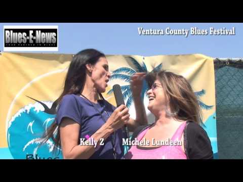 Michele Lundeen Chats With Kelly Z @ the Ventura County Blues Fest 2013