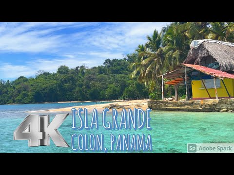 4k ISLA GRANDE PANAMA COLON | 4K ROAD TRIP TO ISLA GRAND FROM PANAMA CITY.