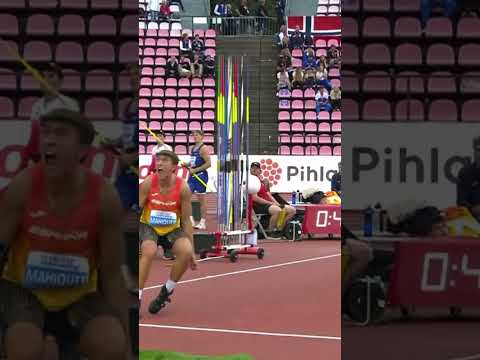 CAMPEÓN DE EUROPA DE JABALINA SUB 20 2025 TAMPERES #atletismo #shorts
