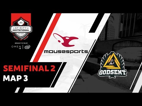 CS:GO - Godsent v mousesports - Map 3 [Dust2] Gfinity Invitational brought to you by Omen by HP