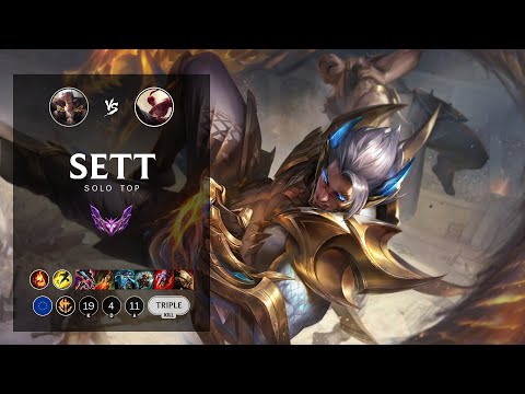Sett Top vs Lee Sin - EUW Master Patch 12.7