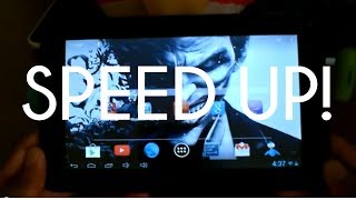 How to speed Up A Cheap/Slow Android Tablet 2013