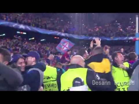 || ÉPICA celebración de Lionel Messi y Luis Enrique || FC Barcelona vs PSG ||