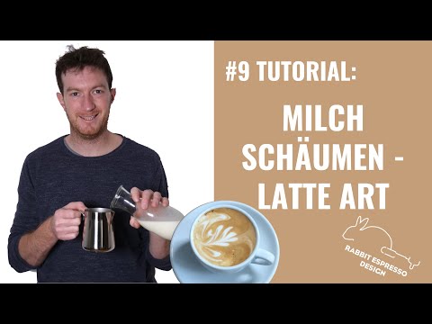 Milchschaum machen/ Milch schäumen mit der Siebträgermaschine für Latte Art Tutorial Nr. 9