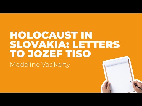 Holocaust in Slovakia: Letters to Jozef Tiso | fall semester 2024 elective course