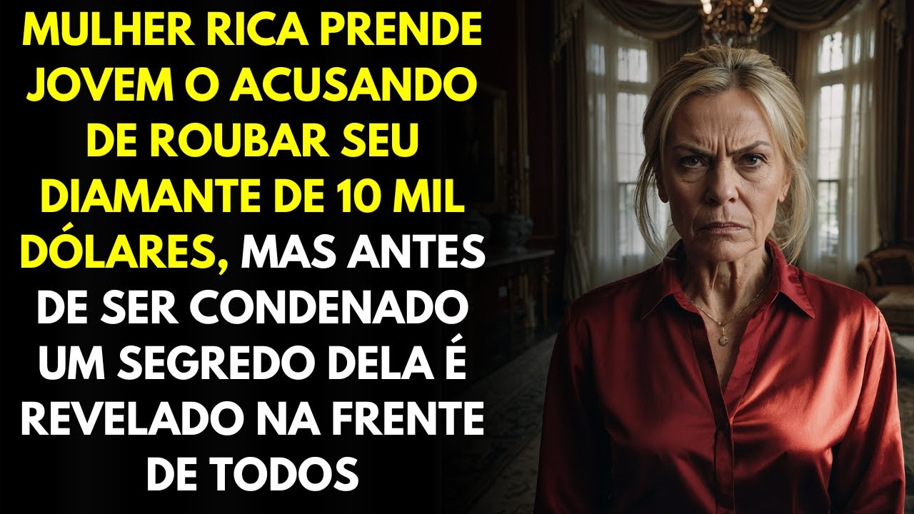 Mulher Rica Prende Jovem o Acusando De Roubar Seu Diamante De 10 Mil Dólares