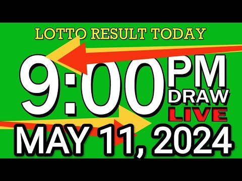 LIVE 9PM LOTTO RESULT TODAY MAY 11, 2024 #2D3DLotto #9pmlottoresultmay11,2024 #swer3result