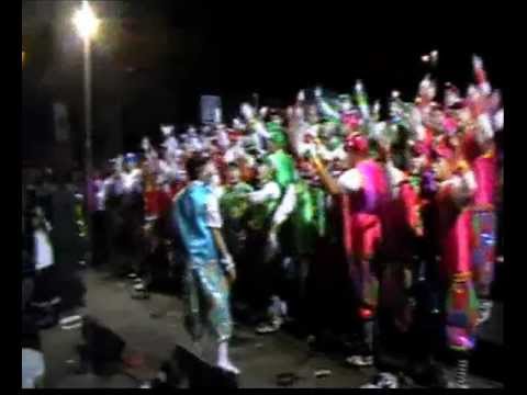 PRESENTACION DE LA MURGA LOS TRAPASONES  EN EL CARNAVAL DE DISTRITO TAMARACEITE 14-02-2013