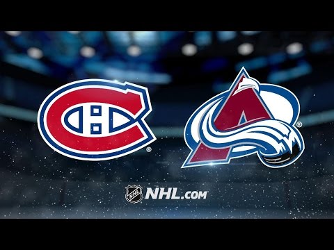 Avs score late to defeat Canadiens