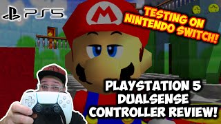 PlayStation 5 DualSense Controller Review & Testing On The Nintendo Switch!