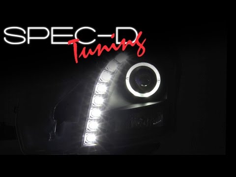 SPECDTUNING DEMO VIDEO: 2003-2007 CADILLAC CTS HALO PROJECTOR HEADLIGHT