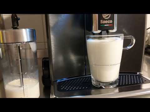 Saeco Xelsis Suprema SM8889/00 - Zubereitung eines Latte Macchiatos