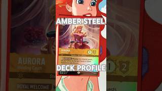 AMBER STEEL AGGRO LORCANA DECK PROFILE 👑 Fabled Format #lorcana #lorcanadeck #lorcanatcg