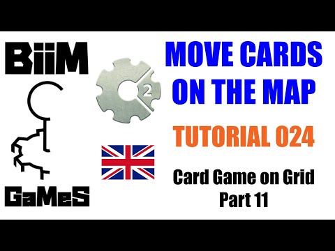 Construct 2/3 - Tutorial 024 - Card Game on Grid - Part 11 [ Move Cards on the Map ]