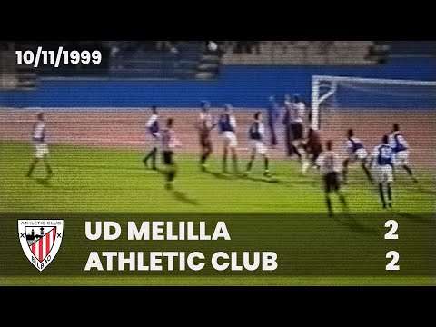 ⚽️ [Copa del Rey 99/00] 1ª Eliminatoria I UD Melilla 2 - Athletic Club 2 I LABURPENA