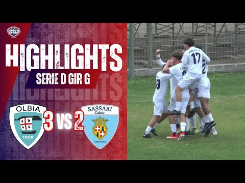 Calcio Serie D Gir. G - Olbia Calcio 1905-Sassari Calcio Latte Dolce 3-2 (Highlights)
