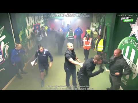 Envahissement de terrain dévastateur à Geoffroy Guichard après ASSE-Auxerre (1-2 TAB)