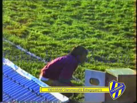Club Recreativo Echegoyen vs Claromeco año 1991