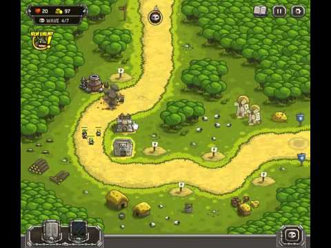 Kingdom Rush Walkthrough Level 1