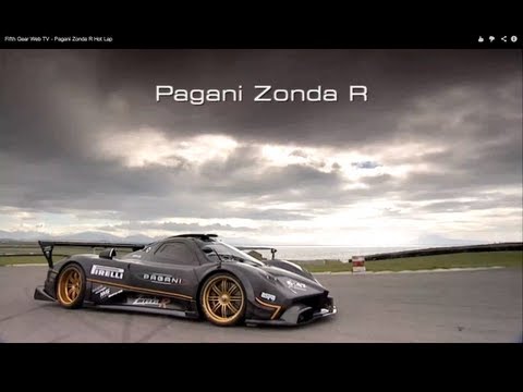Fifth Gear Web TV - Pagani Zonda R Hot Lap