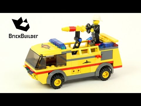 Vidéo LEGO City 7891 : Le camion des pompiers de l'aéroport