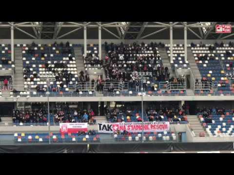 Kibice Resovii na meczu z Olimpią Elbląg [DOPING, OPRAWA]